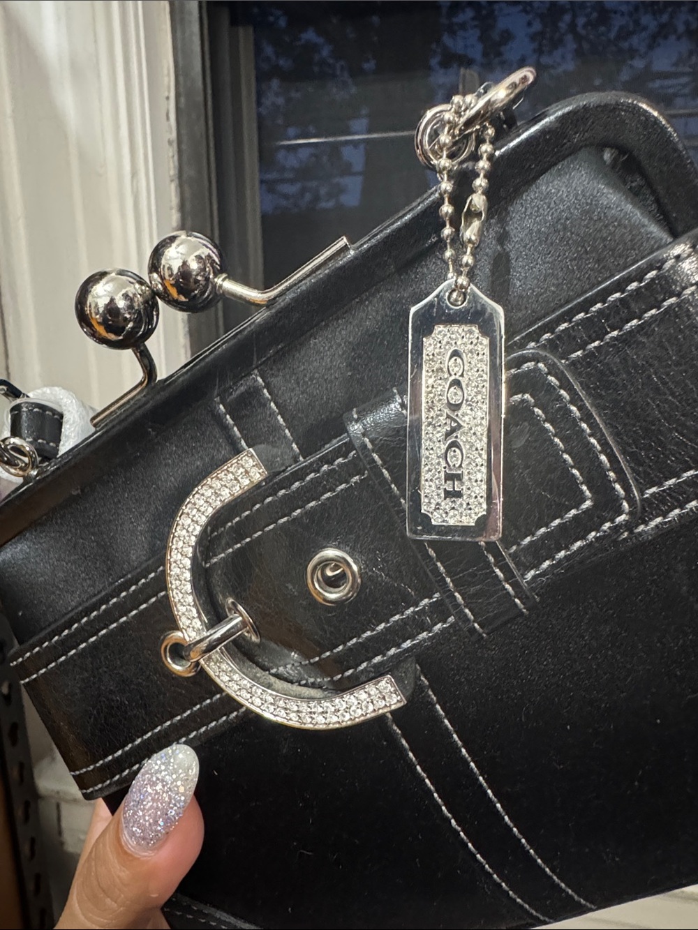 Coach Madison kiss-lock purse - Picture 7 of 16